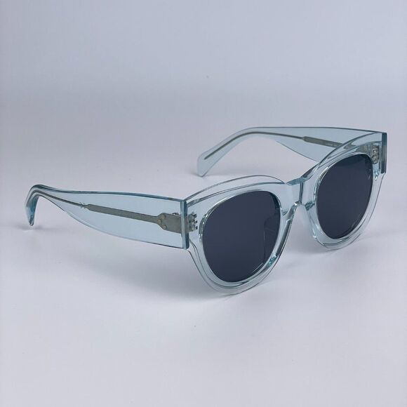 NEW Celine CL40008F 86V Transparent Blue Gradient Unisex Sunglasses - Picture 7 of 11